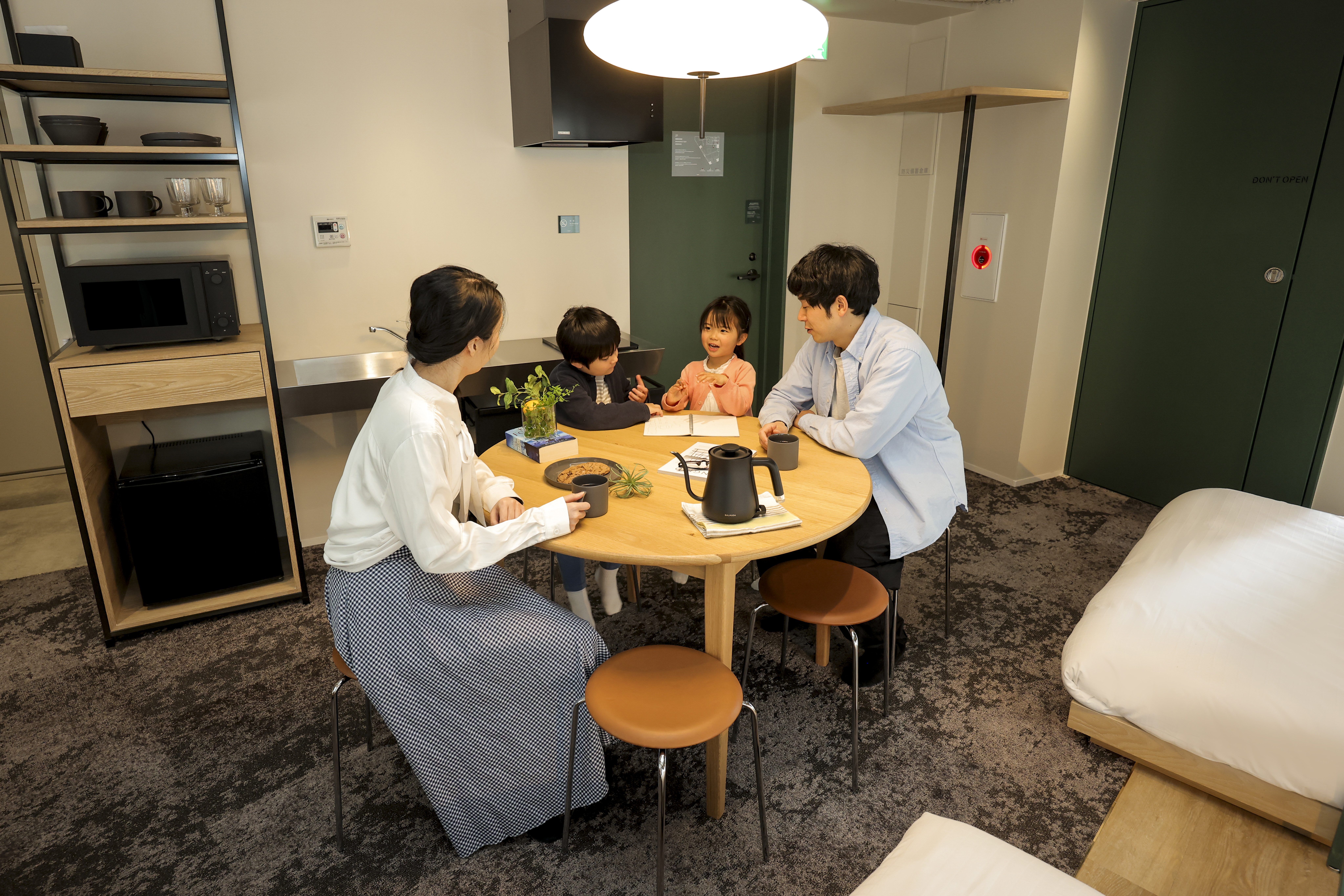 ファミリーでの滞在