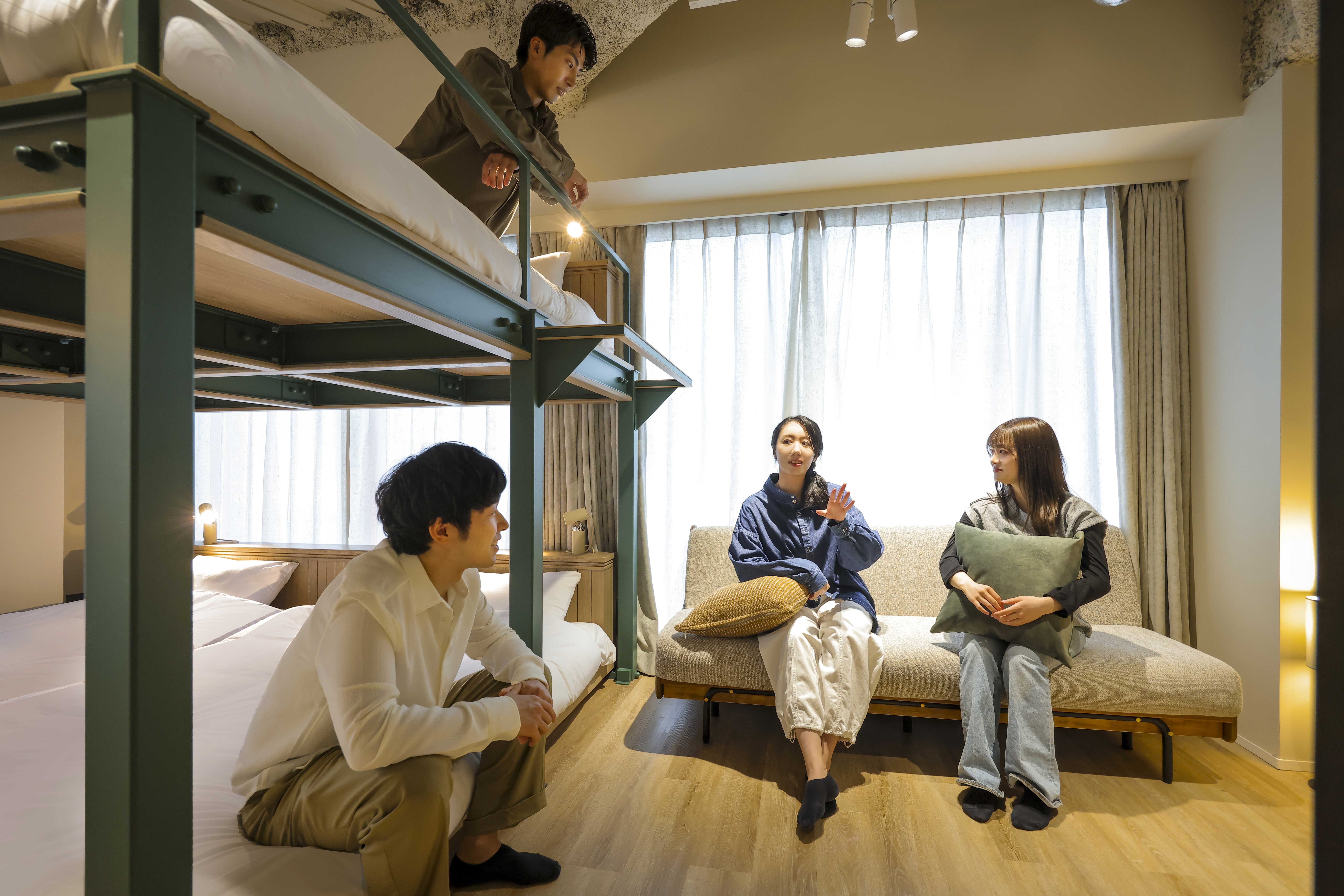 二段ベッドルーム